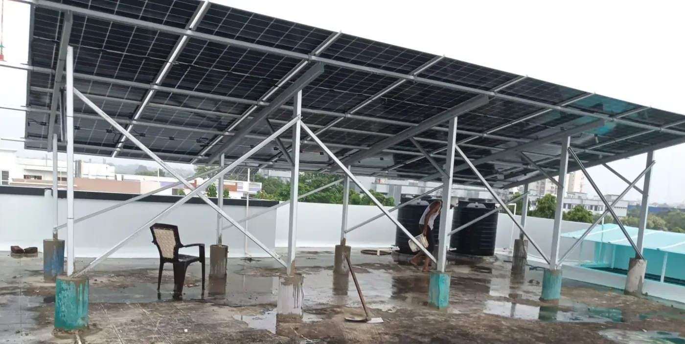 Vipa Solar rooftop installation