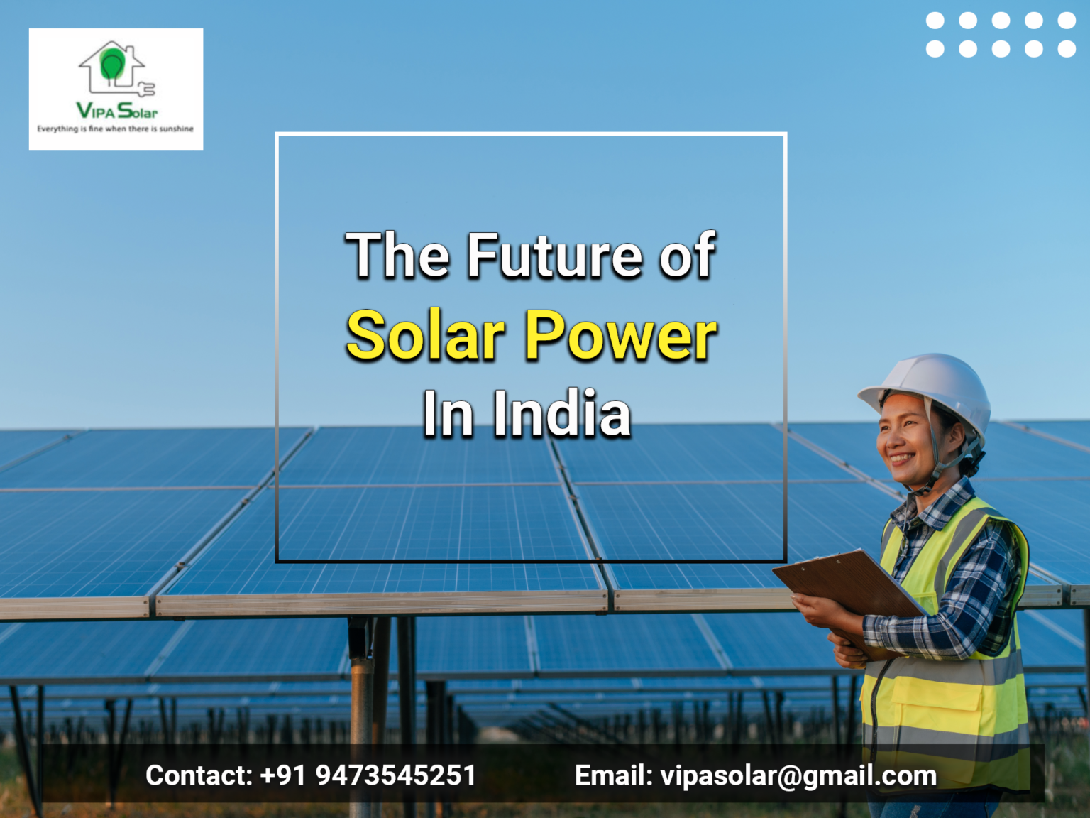 The Future of Solar Power In India